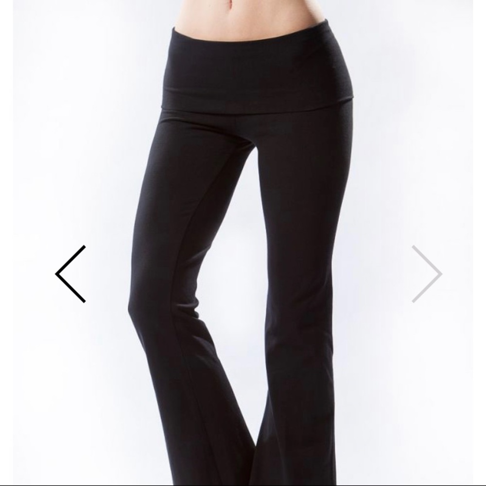 Hard tail contour boot leg flare pant